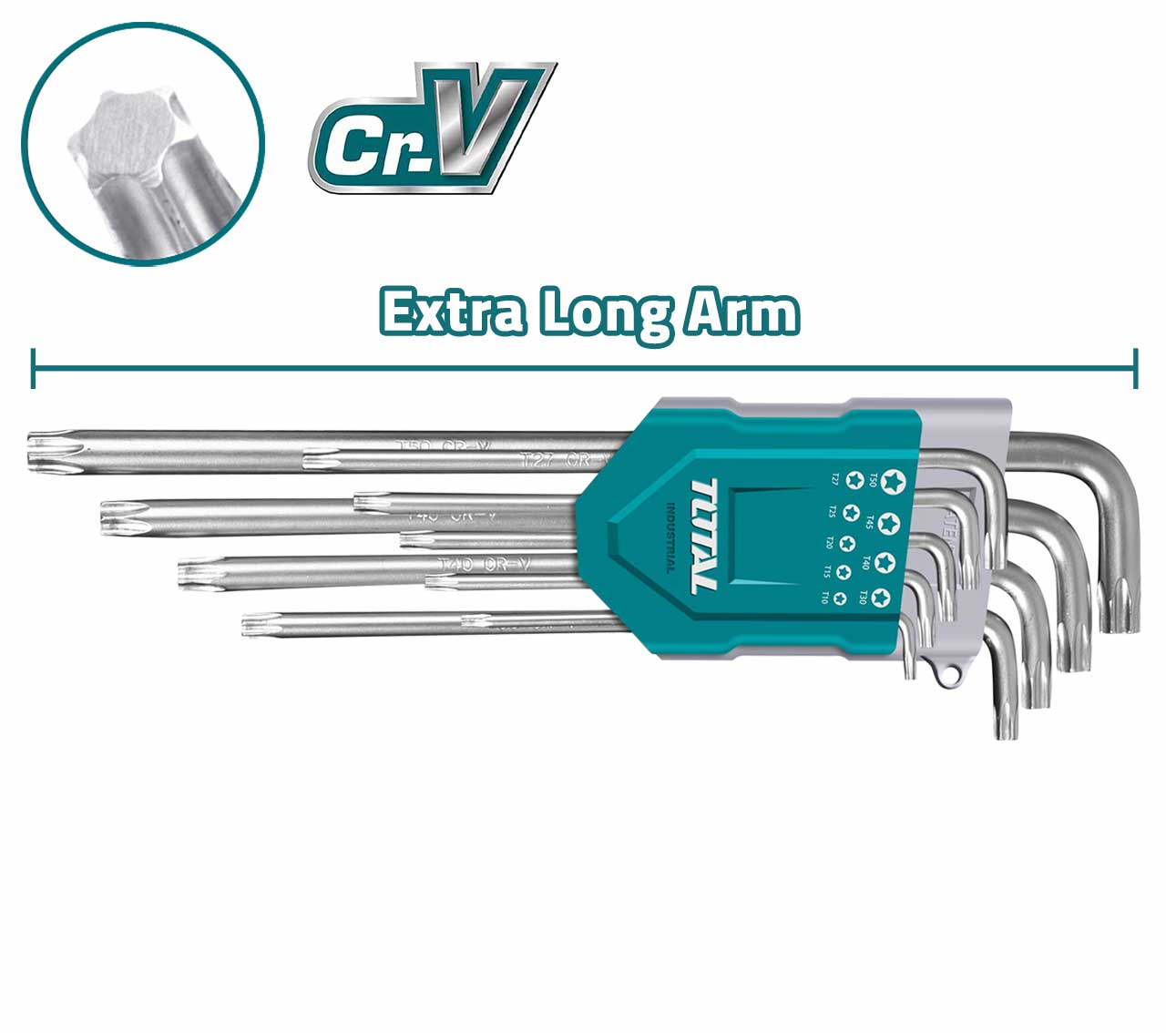 Total Nut Driver Set 10-50mm | 9pcs (THT106391)