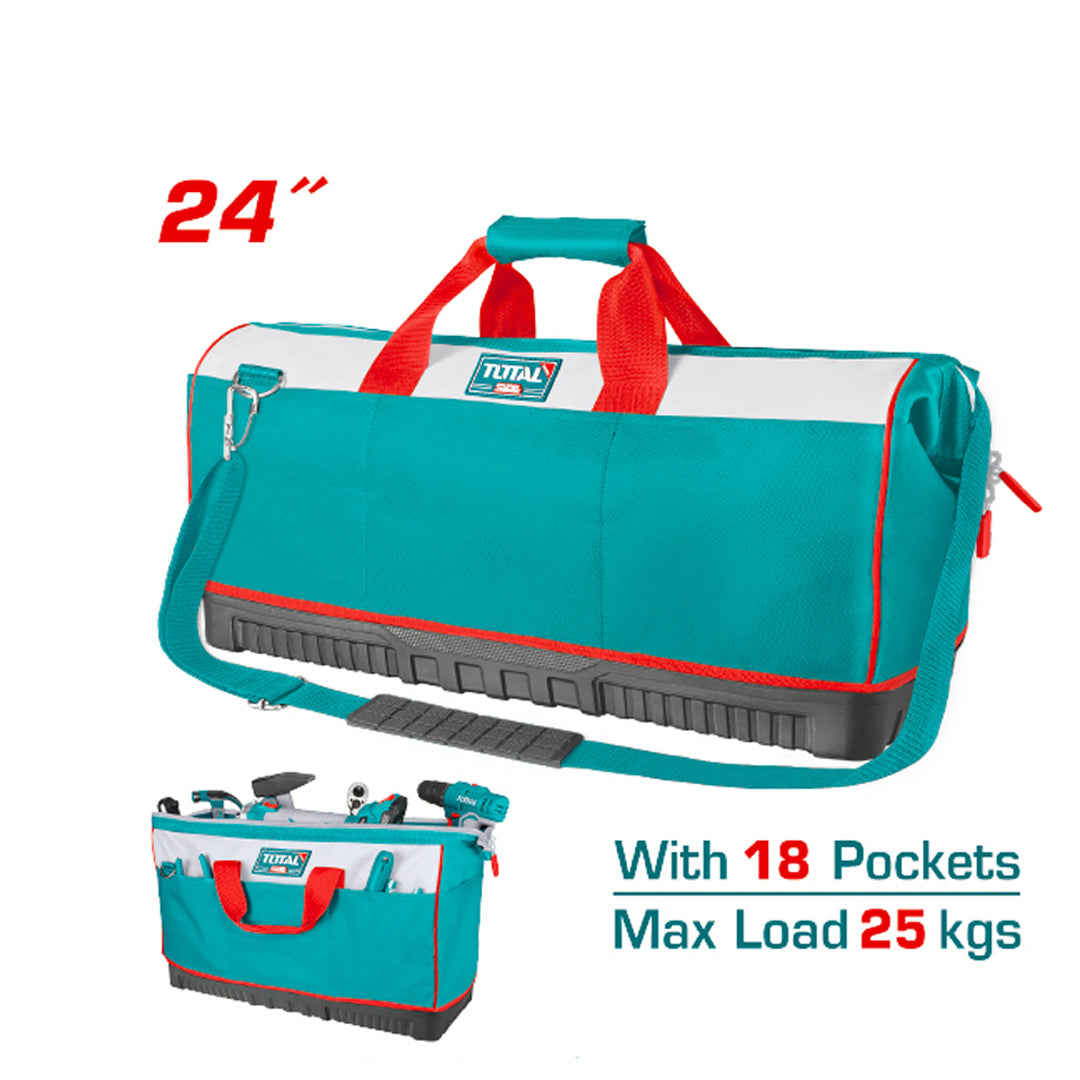 Total 24" Tool Bag with 18 Pockets (THT16242) – Durable & Spacious