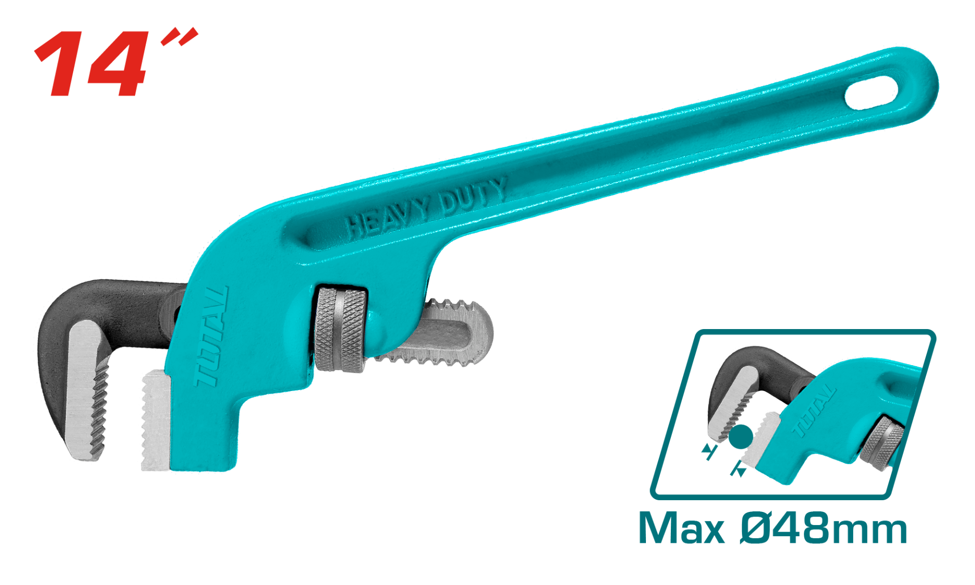 Total Offset pipe wrench 14″ (THT373146)