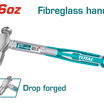 TOTAL 16oz Tapered Head Claw Hammer (THT74166)
