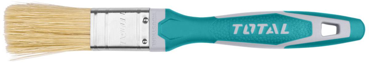 TOTAL 1" Paint Brush with Rubber Covered Plastic Handle