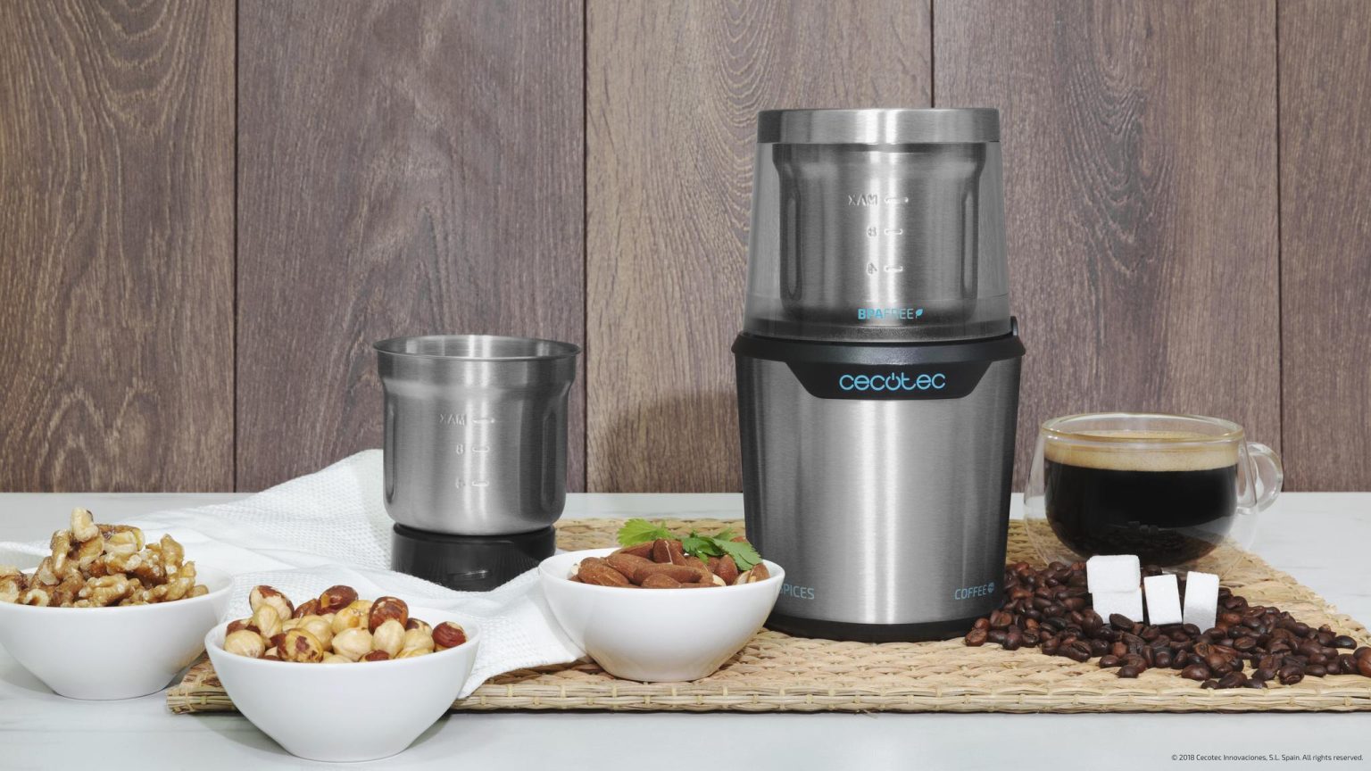 Cecotec TitanMill 300 DuoClean Coffee & Spice Grinder