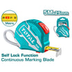Total Steel Measuring Tape 5m × 25mm Metric (TMT126252M)