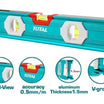 TOTAL 60cm Magnetic Spirit Level (TMT26056) – High Accuracy & Durability