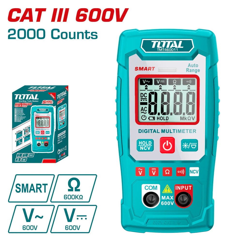 Total TMT460011 600V Multimeter – Accurate & Reliable Measurements
