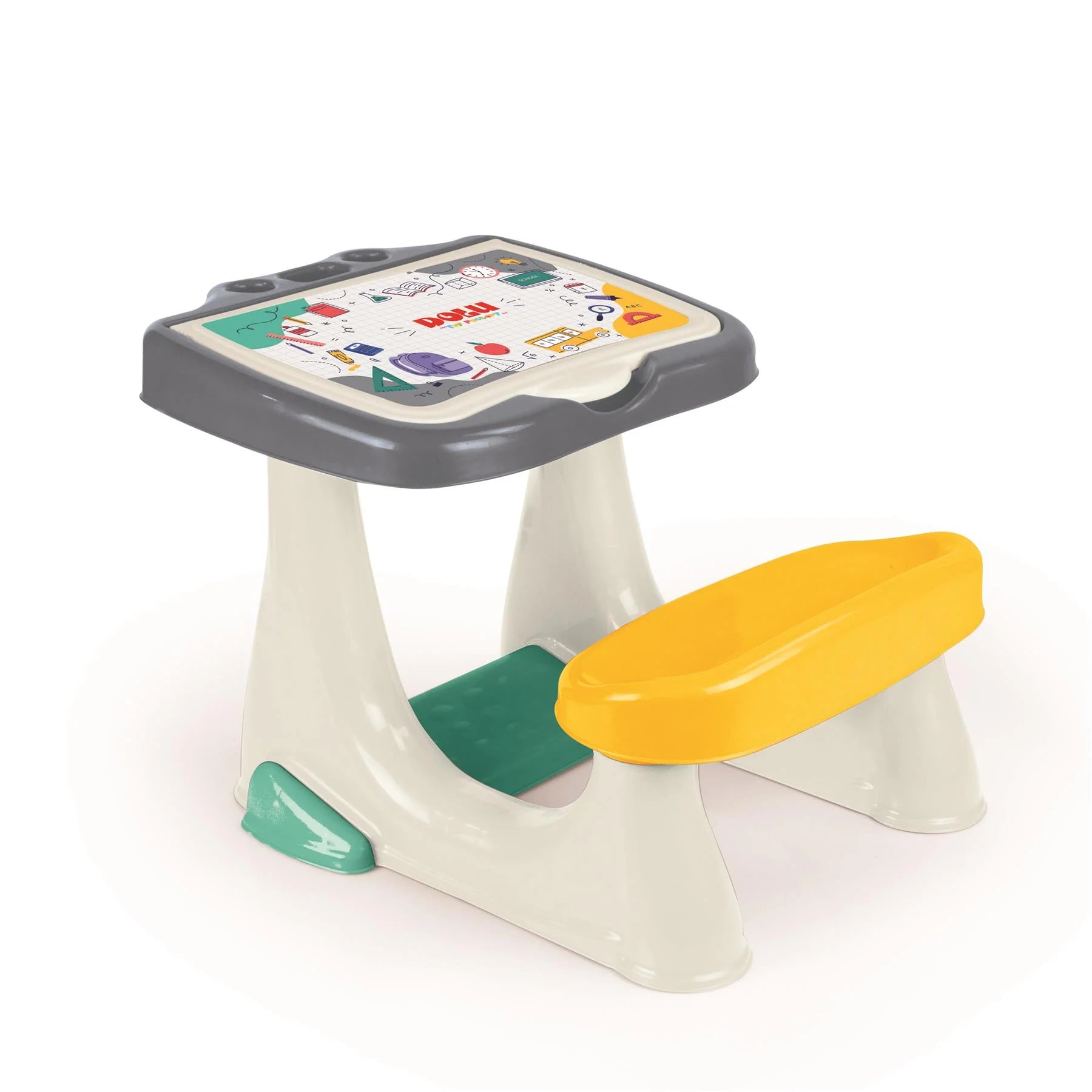 DOLU Kids Study Desk with Lid & Built-in Seat