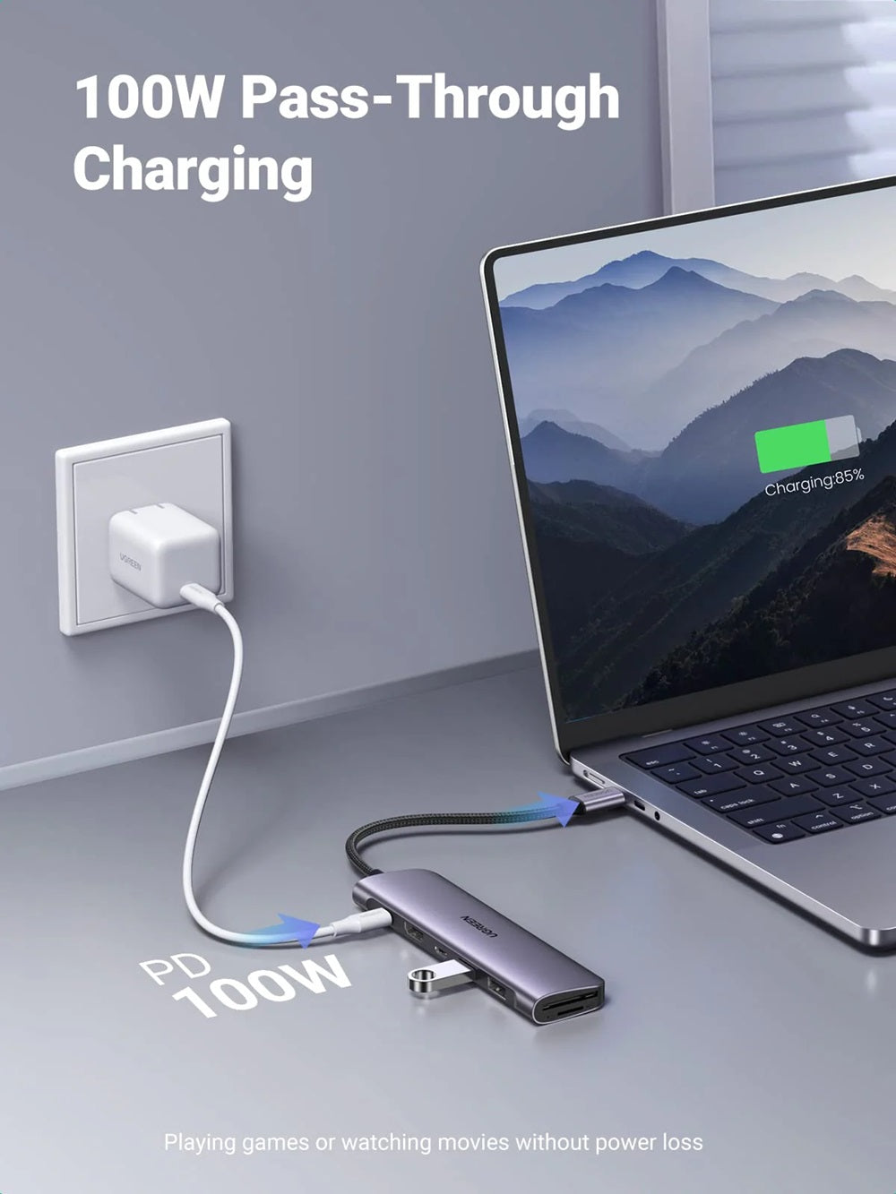 UGREEN Revodok 1071 7-in-1 USB-C Dock with 95W Charger