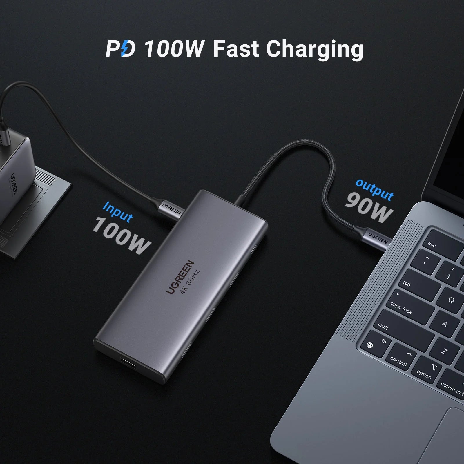 UGREEN 10-in-1 USB-C Hub with Dual HDMI, PD, LAN & SD Reader