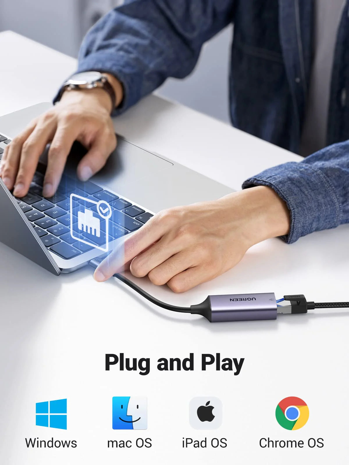 UGREEN USB-C to 2.5G Ethernet Adapter – Ultra Speed