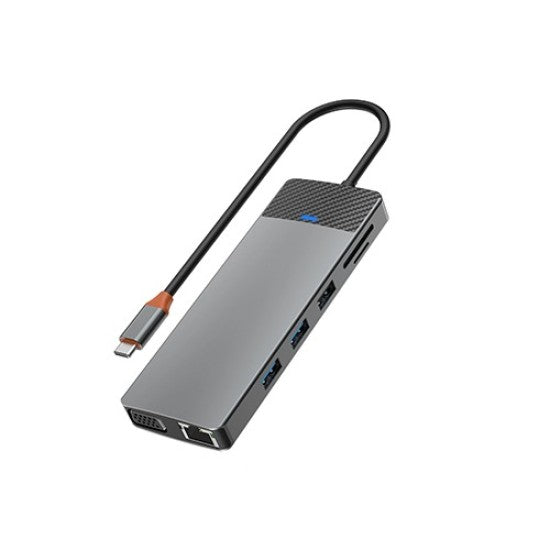 WiWU 12-in-1 USB-C Hub for MacBook with HDMI & LAN