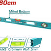 TOTAL 180cm Aluminum Spirit Level – Precision & Durability