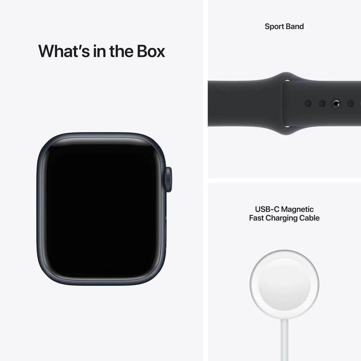 Apple Watch S7 GPS 45mm Sport Band