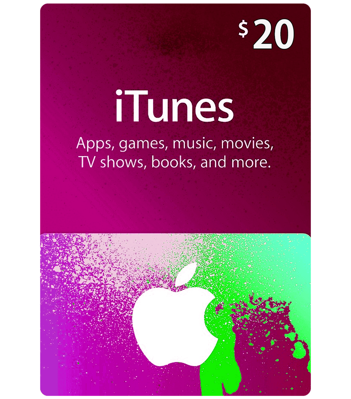 Itunes digital Gift Card 20$ USA