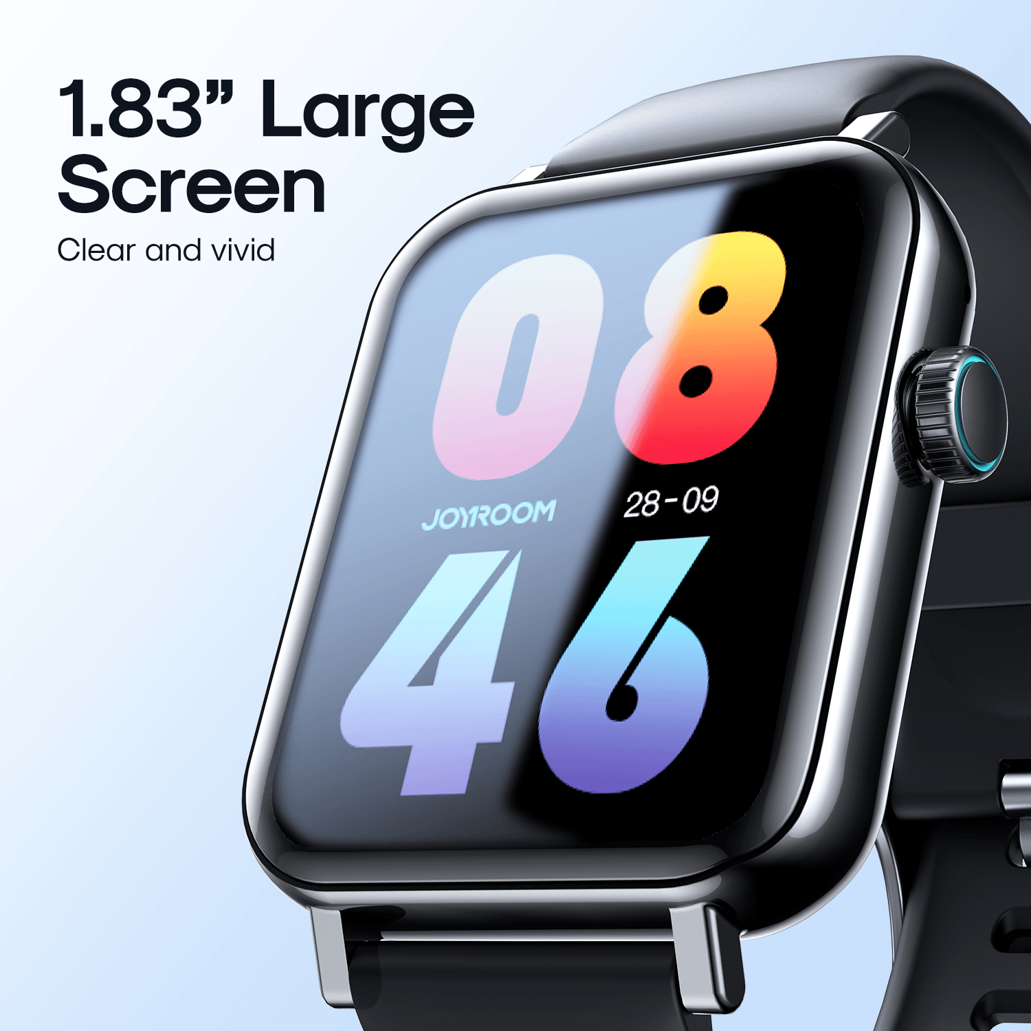 JOYROOM JR-FT5 Fit-Life Series Smart Watch (Answer/Make Call) Black - كارت Cart.JO - جوسيل JoCell جوسيل